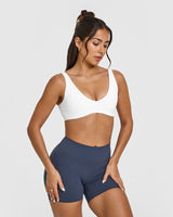SoftMotion™ Scoop Back Bralette | White