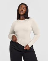 Mellow™ Soft Long Sleeve Top | Sand