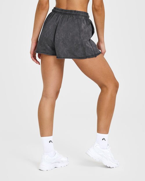Raw Lounge Oversized Shorts | Coal