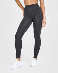 Timeless High Waisted Leggings | Coal