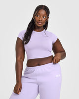 Cotton Icon Baby T-Shirt | Lavender Purple