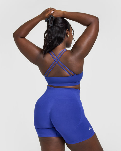 Everyday Cross Over Bralette | Space Blue