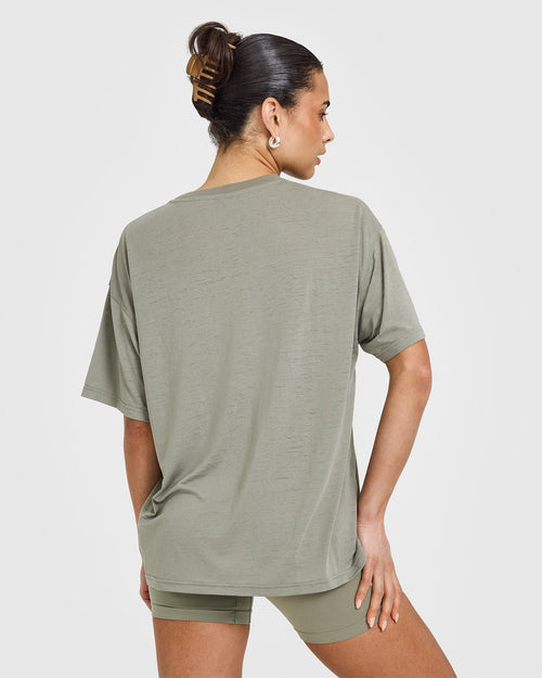 Washed Burnout T-Shirt | Washed Soft Sage Green