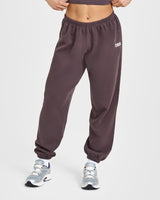 Mid Weight Joggers | Umber Brown