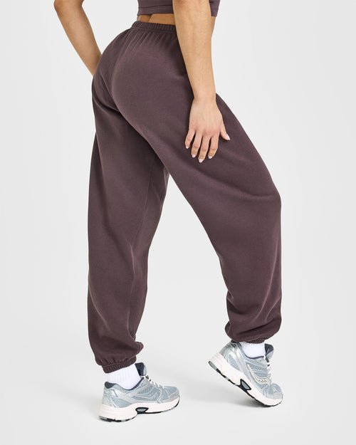 Mid Weight Joggers | Umber Brown