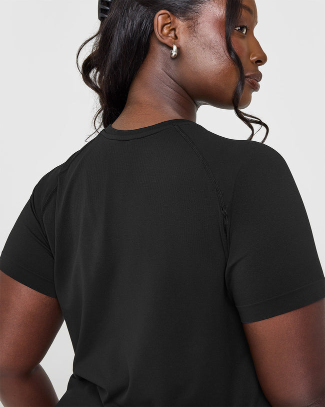 Go To Seamless Loose Top | Black