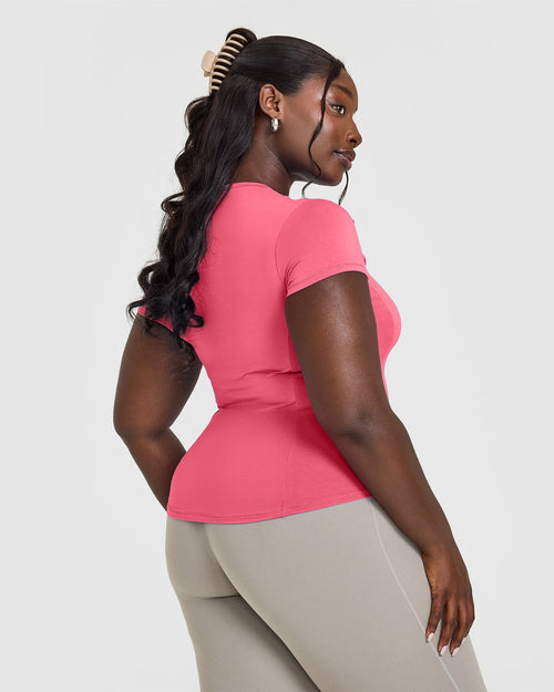 Mellow™ Soft Short Sleeve T-Shirt | Velvet Pink