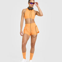UnifiedMove Double Layer Shorts 5" | Powdered Orange