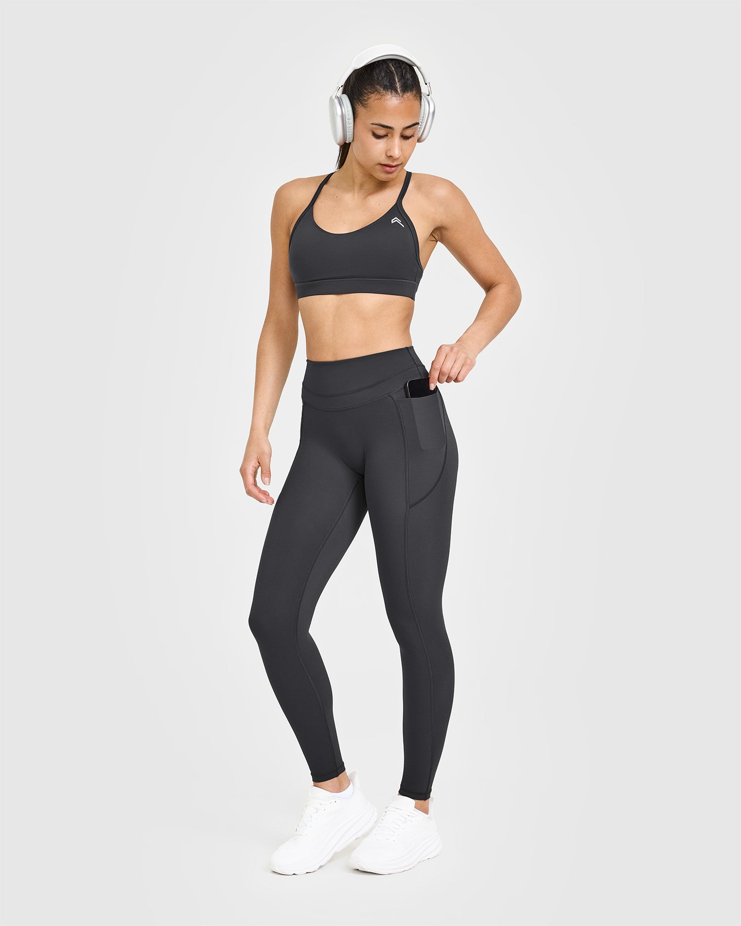 UnifiedMove High Waisted Pocket Leggings | Coal