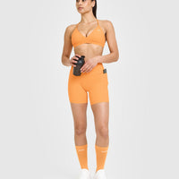 UnifiedMove™ High Waisted Pocket Shorts 6" | Powdered Orange