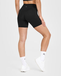 UnifiedMove High Waisted Shorts 6" | Black
