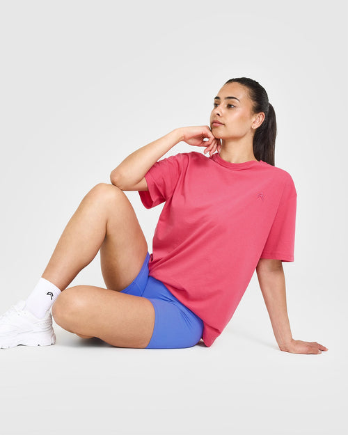 Classic Oversized Lightweight T-Shirt | Velvet Pink