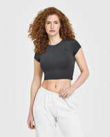 Cotton Icon Baby T-Shirt | Coal