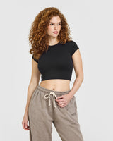 Cotton Baby T-Shirt | Black