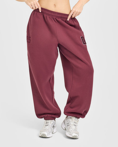Oner Modal Foundations Oversized Oner 25 Joggers | Burnt Maroon
