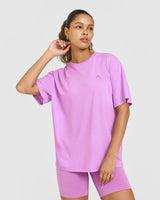 Classic Oversized Lightweight T-Shirt | Orchid Purple