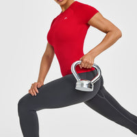 Go To Seamless Fitted Top | Fire Red