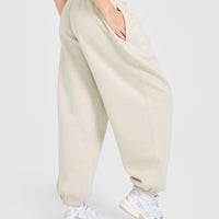 Foundations Oversized Oner Girlfriend Joggers | Sand