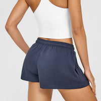 Foundations Oversized Oner Girlfriend Shorts | True Blue