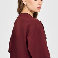 Oversized Oner Girlfriend Washed T-Shirt | Rosewood