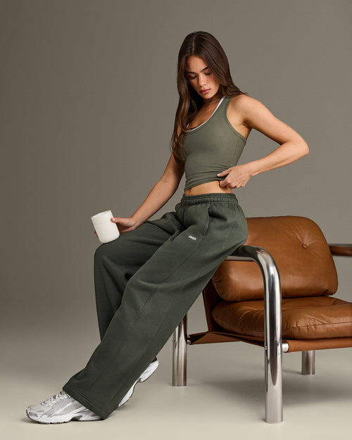 Foundations Straight Leg Joggers | Dark Khaki