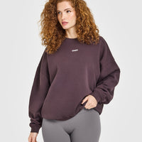 Mid Weight Sweatshirt | Umber Brown
