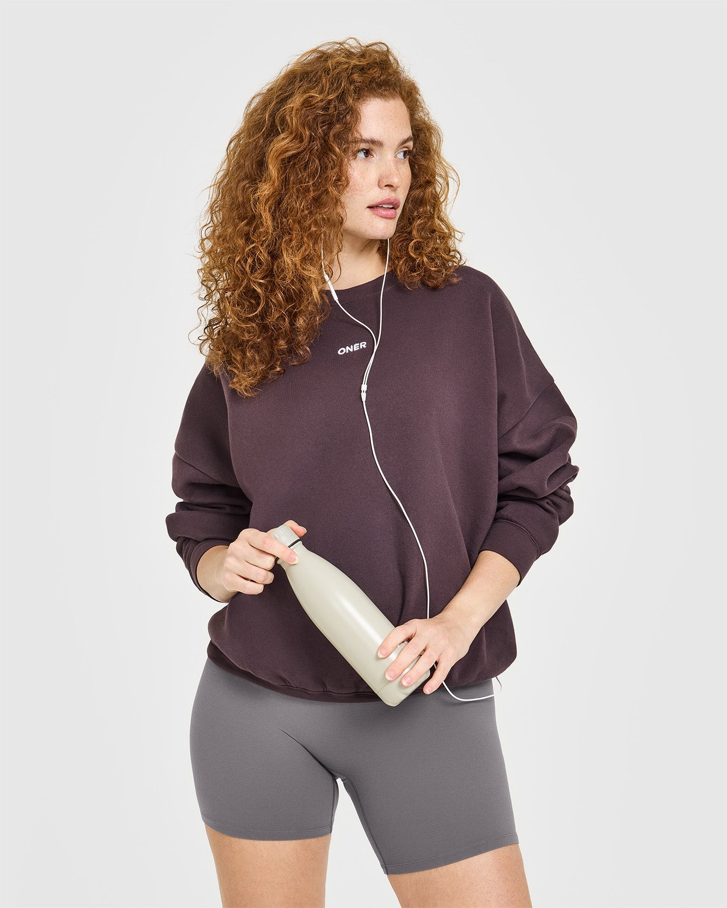 Mid Weight Sweatshirt | Umber Brown