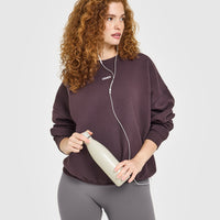 Mid Weight Sweatshirt | Umber Brown