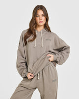 Raw Lounge Oversized Hoodie | Washed Minky