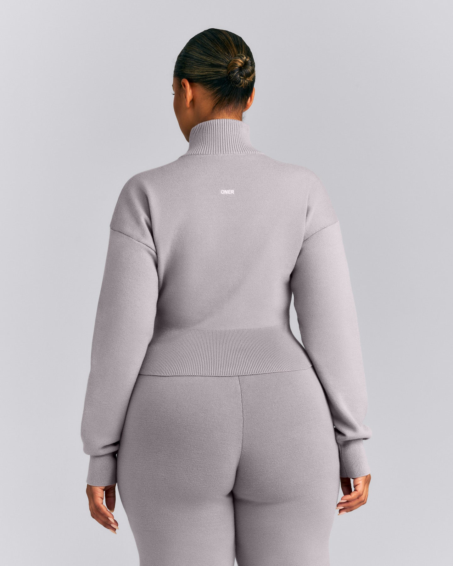 Mid Weight Cotton Knit Cardigan | Dark Zinc Gray
