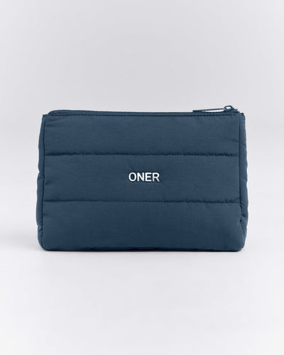 Quilted Pouch | Storm Blue