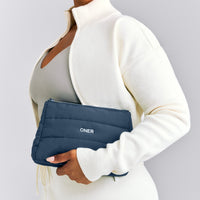 Quilted Pouch | Storm Blue