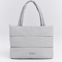 Quilted Tote Bag New Branding | Platinum Gray