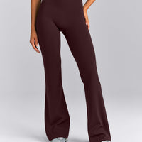 SoftMotion™ Flared Pants | Plum Brown
