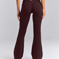 SoftMotion™ Flared Pants | Plum Brown