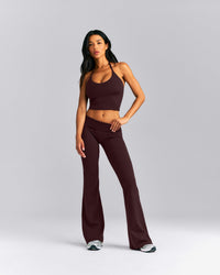 SoftMotion™ Flared Pants | Plum Brown
