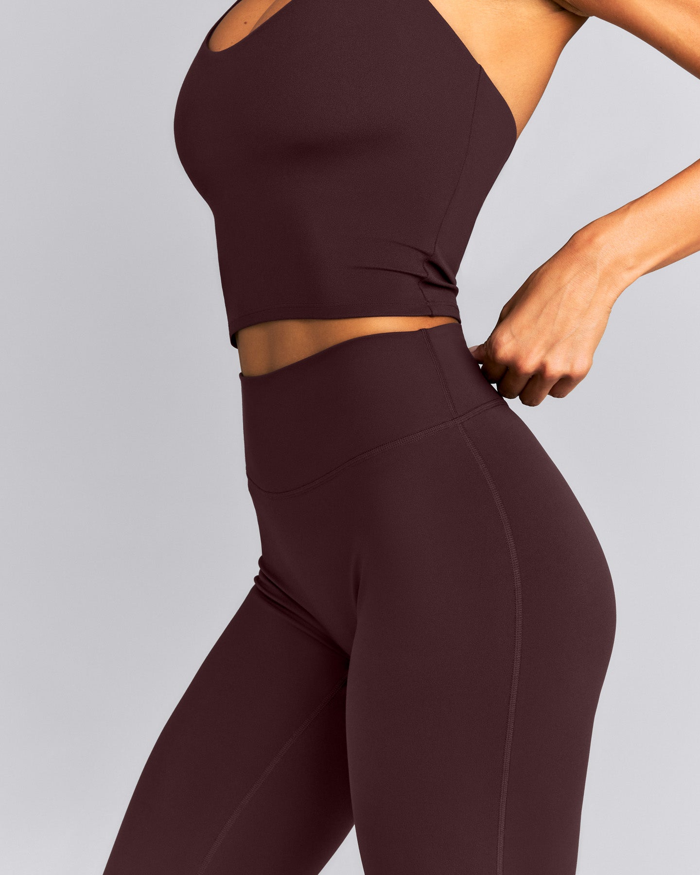 SoftMotion™ Flared Pants | Plum Brown