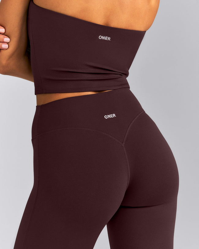 SoftMotion™ Flared Pants | Plum Brown