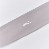 SoftMotion™ Headband with White Logo | Zinc Gray