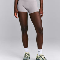 SoftMotion™ Mid Rise Micro Shorts 4" | Zinc Gray