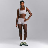 SoftMotion™ Mid Rise Micro Shorts 4" | Zinc Gray