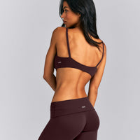 SoftMotion™ Strappy Scoop Bralette | Plum Brown