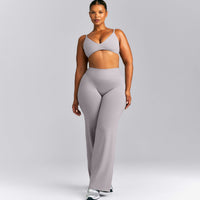 SoftMotion™ Strappy Scoop Bralette | Zinc Gray
