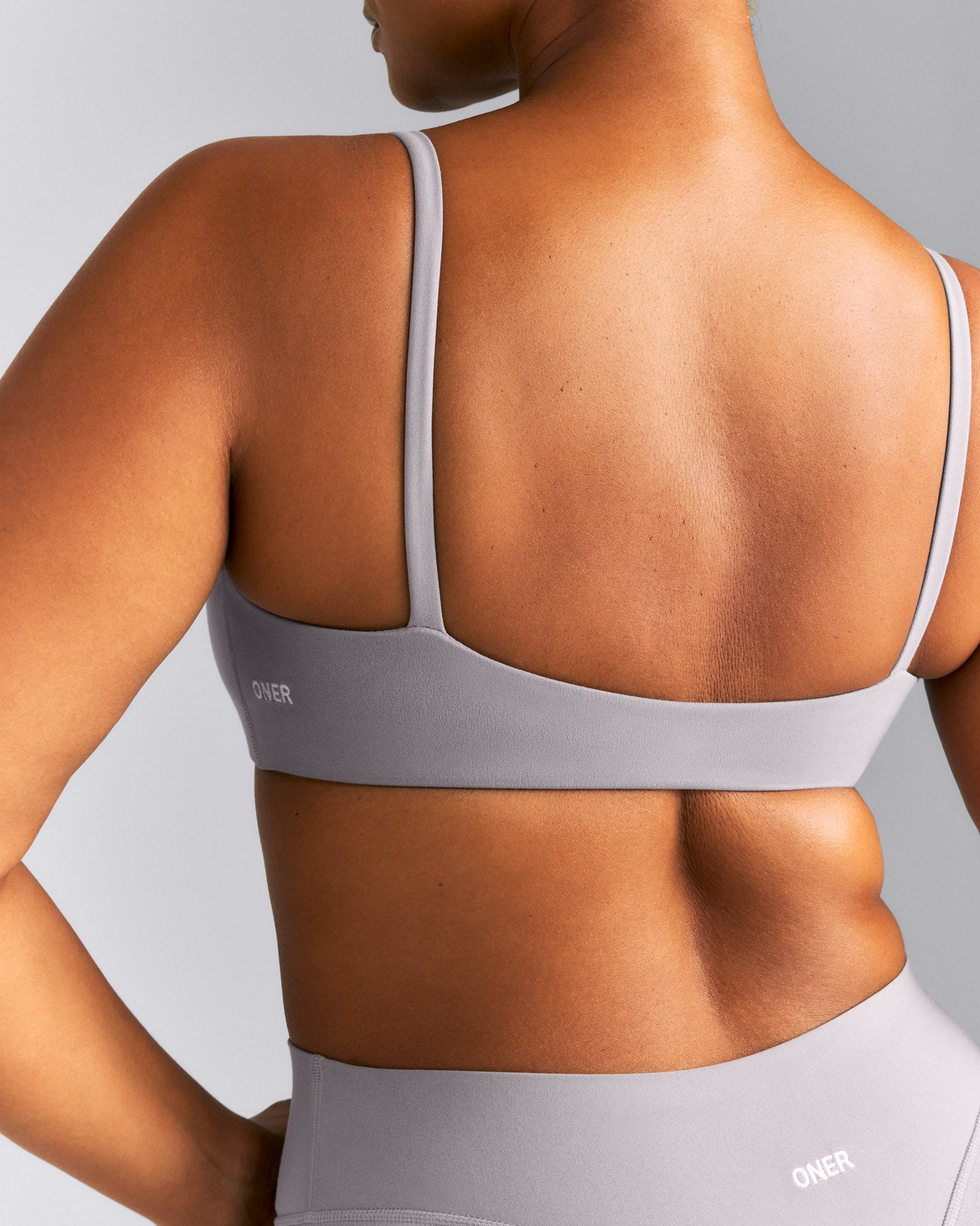 SoftMotion™ Strappy Scoop Bralette | Zinc Gray