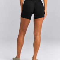 SoftMotion™ Wrap Shorts 6" | Black