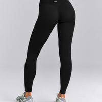 SoftMotion™ Wrap Leggings New Branding | Black