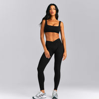 SoftMotion™ Wrap Leggings New Branding | Black
