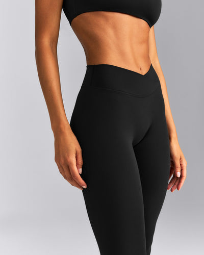SoftMotion™ Wrap Leggings New Branding | Black