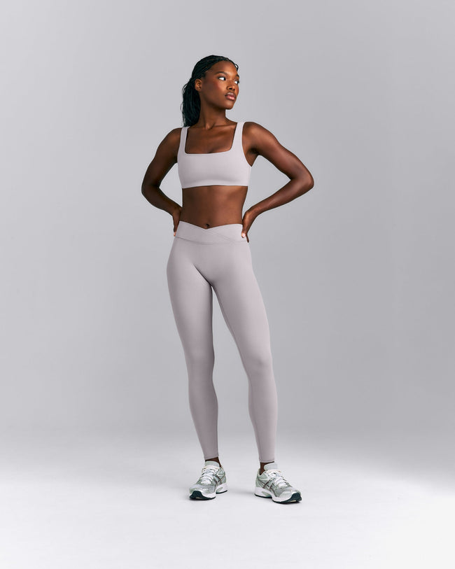 SoftMotion™ Wrap Leggings New Branding | Zinc Gray