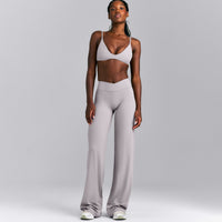 SoftMotion™ Wrap Straight Leg Trousers New Branding | Zinc Gray